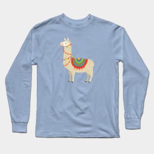 Party Llama Long Sleeve T-Shirt